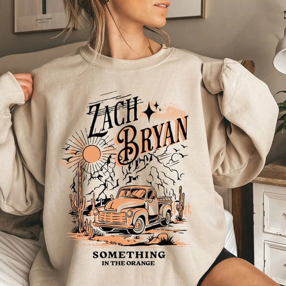 Zach Bryan Crew Neck Sweatshirt